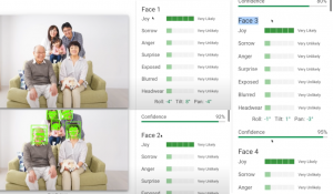 画像解析 複数人 表情 faces 感情 Google-Cloud-Vision-API Google-Cloud-Platform 
